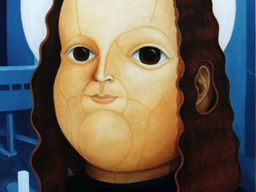Dolly, patron saint of fashion, oil on canvas, Mark Weighton, 1996