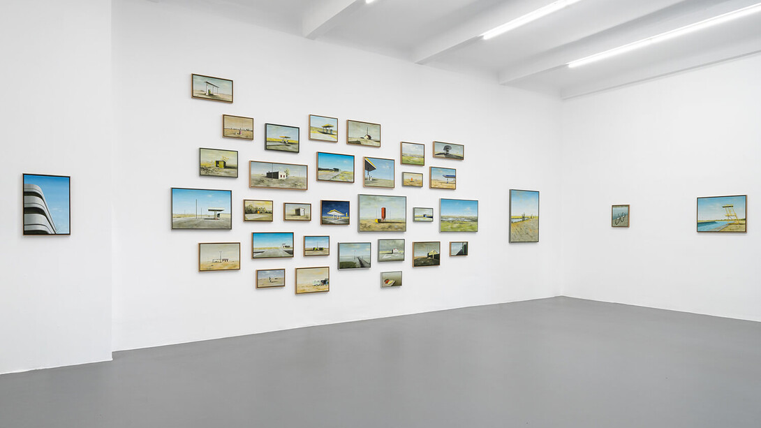 Andreas Silbermann, On the road, exhibition view. Courtesy of Galerie Poll. Photo by dotgain