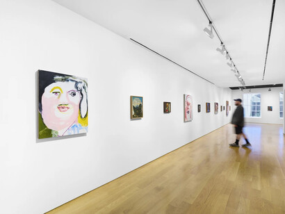 Margot Bergman, Rogues gallery, exhibition view. Courtesy of Anton Kern Gallery