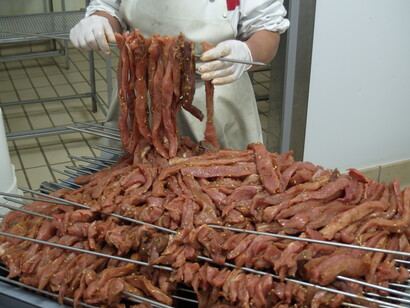 Ariccia, Italia. Producción de coppiette