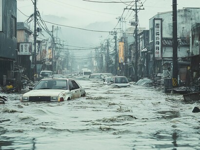 Flooding exposes the limits of aging infrastructure in a warming world