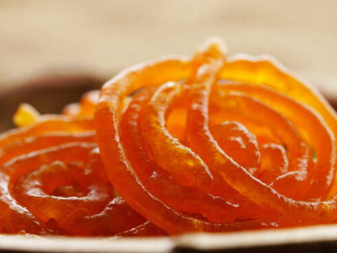 Jalebi is a popular Indian sweet made by deep-frying a wheat flour batter in circular shapes