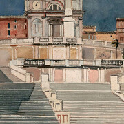 Alexander Deineka, Rome. Piazza di Spagna, 1935. Courtesy of New Tretyakov Gallery