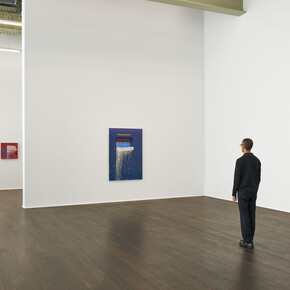 Pat Steir, Song, ausstellungsansicht. Mit freundlicher genehmigung der Hauser and Wirth Gallery