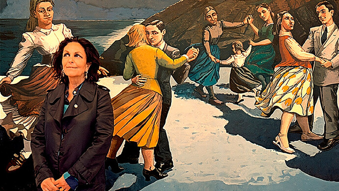 Paula Rego e sua obra "The Dance". Há um quadro de Paula Rego, "The Dance", de 1988, que nos arrebata sempre que nos cruzamos com ele
