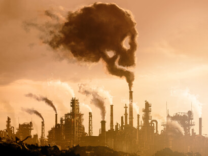 Deadly industrial waste being thrown into the atmosphere