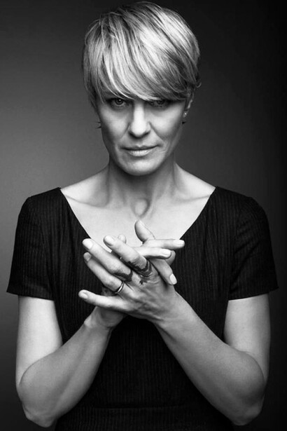 La actriz Robin Wright como Claire Underwood en «House of Cards»