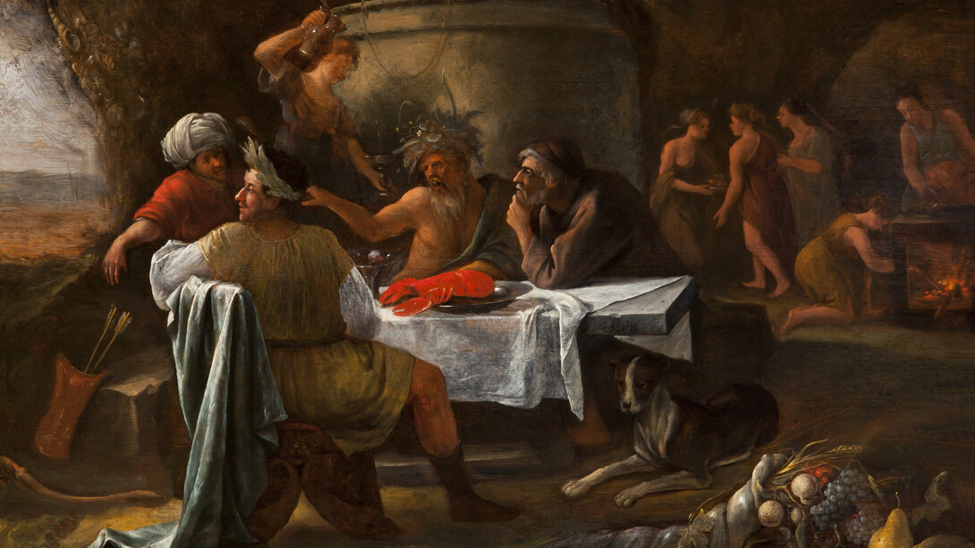 Jan Steen, Theseus and Achelous, 1659-1660. Cortesía del Phoenix Art Museum