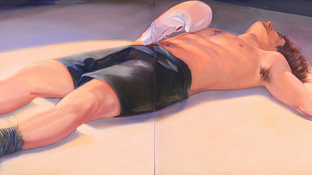 Caleb Hahne Quintana, How a fall can make you real, 2023. Courtesy of Norton Museum of Art