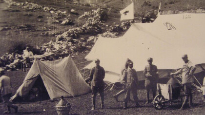 Reparto Sanità sul campo di guerra
