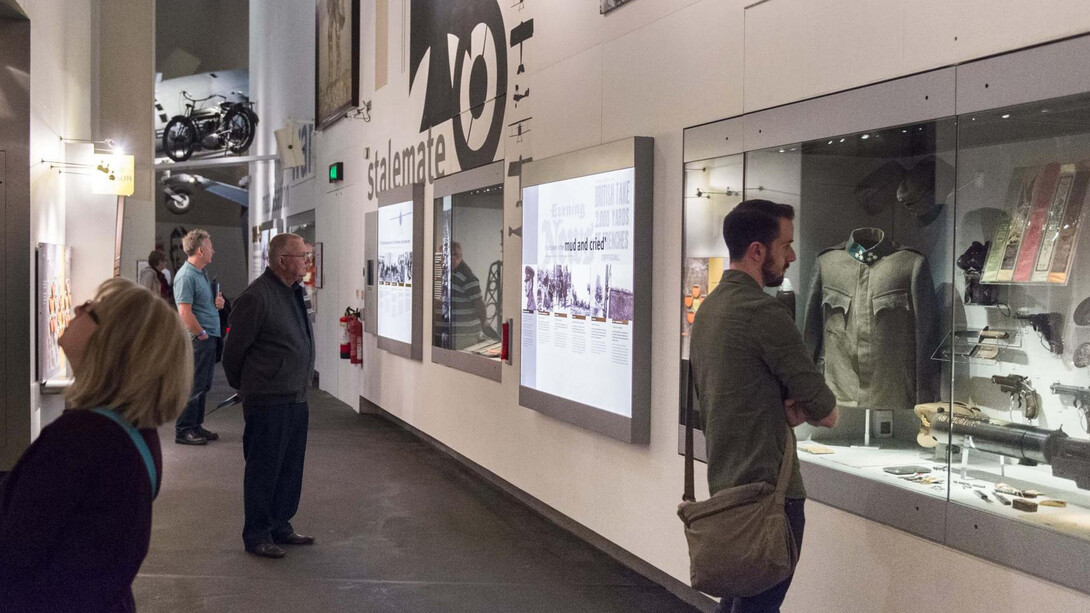 Main exhibition space. Courtesy of Imperial War Museum North