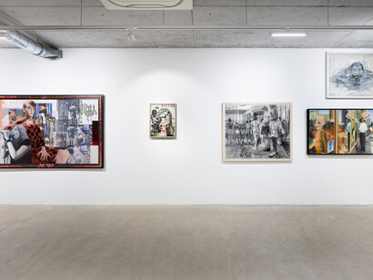 Veronika Rónaiová, Time spiral, exhibition view. Courtesy of White&Weiss Gallery