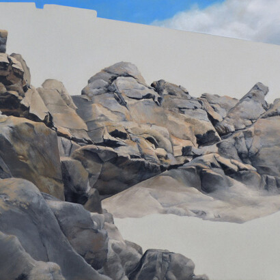 Lillian Bayley Hoover, Untitled (Fort national) (detail), 2019. Courtesy of Goya Contemporary