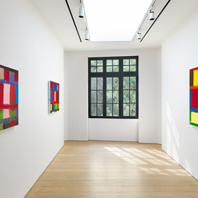 Stanley Whitney, Return to the garden, exhibition view. Courtesy of Gagosian