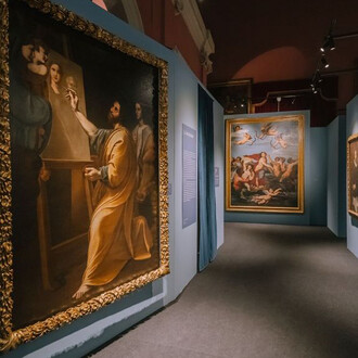 Sorelle arti. Pittura scultura architettura dall’Accademia di San Luca, veduta della mostra. Per gentile concessione di Palazzo dei Priori