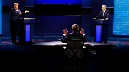 The long-standing debate between Donald Trump and Joe Biden, two opposing political ideologies