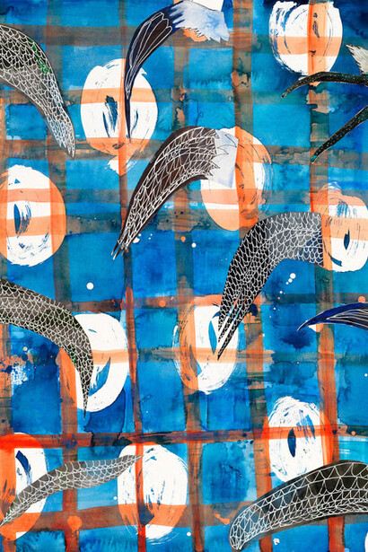 Diane Christiansen and Jessie Mott, Wings, 2023. Courtesy of Zolla Lieberman Gallery