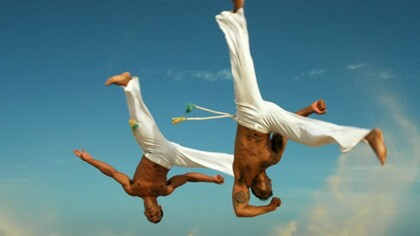 Capoeira en la playa