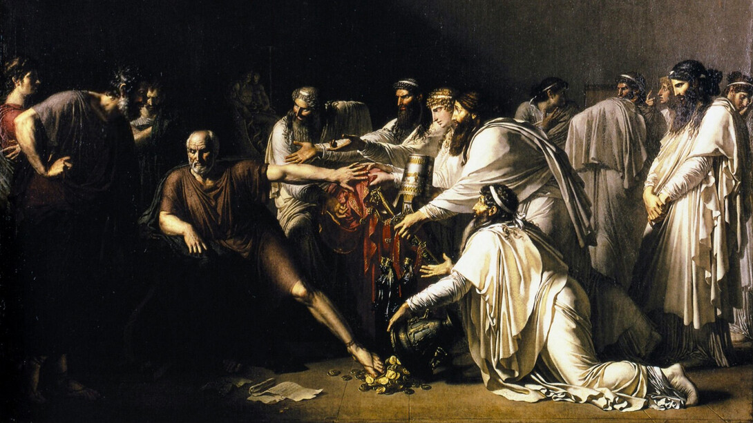 Hipócrates, pintura de Anne-Louis Girodet de Roussy-Trioson