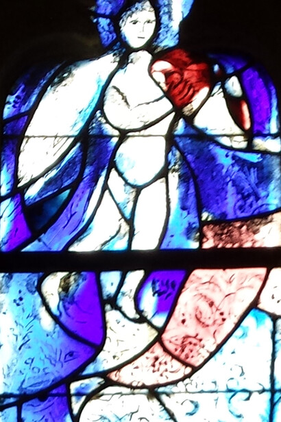 Chagall’s stained-glass windows in All Saints church, Tudeley