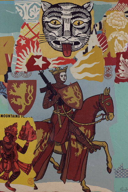 Ravi Zupa, I'll Move Mountains For You (detail), 2023, 12 x 16 inches. Courtesy of the artist and Harman Projects