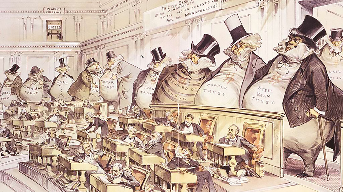 "Bosses of the Senate" by Joseph Keppler 1889