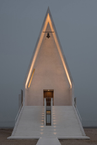 Seashore Chapel, l'ingresso