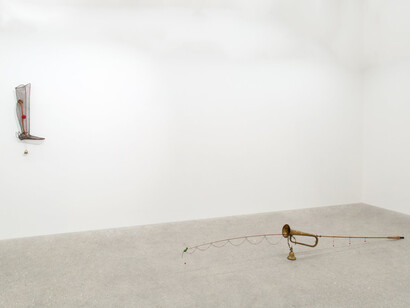 Ruoxi Jin, Microclimats, vue de l'exposition. Avec l'aimable autorisation de la galerie Mennour