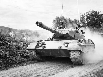 A war tank is headed to its next destination to cause chaos and havoc at the behest of Russian President Vladimir Putin