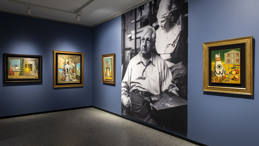 De Chirico and the theatre, exhibition view. Courtesy of Serlachius Museum