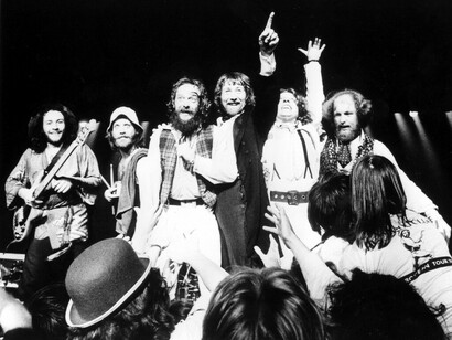 I Jethro Tull alla fine del concerto