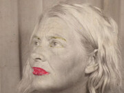 Lee Godie, Lee and cameo / on a chair / Sincerily / Lee Godie (detail), 1970s. Courtesy of Art Institute of Chicago