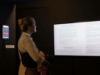 Julij Borštnik, Basic bricks, exhibition view. Courtesy of KUD Mreža. Photo by Nada Žgank