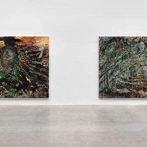 Anselm Kiefer, Seal my ears shut and I shall hear you still, exhibition view. Courtesy of Gagosian