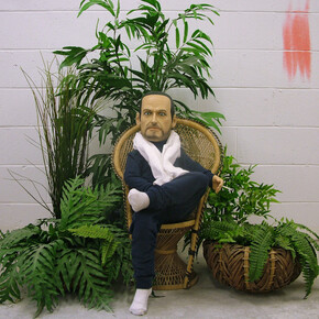 Littlewhitehead, The dangerous fantasist, 2015, mixed media, 145 x 130 x 140 cm   
