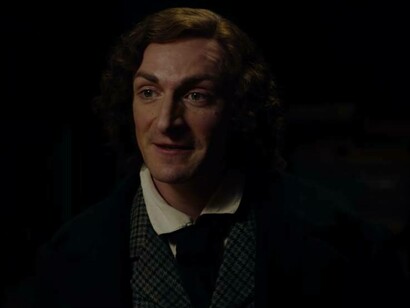 Marcus Lamb as Bob Cratchit in 'The Man Who Invented Christmas' (MGM - Netflix)