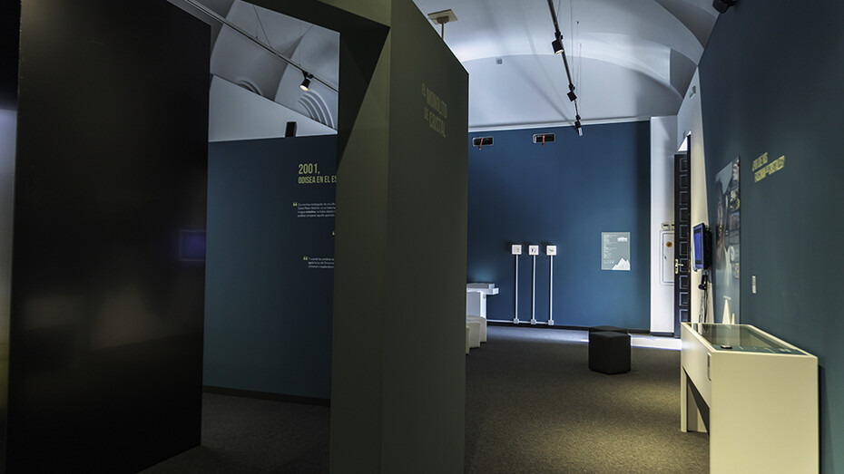 El poder de los cristales, vista de exhibición. Cortesía de Casa de la Ciencia