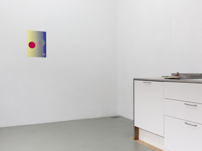 Vedran Kopljar (& parents), Voyages apstrakcija, exhibition view. Courtesy of Pizza Gallery