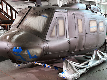 Bell UH-1 Iroquois. Courtesy of Pearl Harbor Aviation Museum