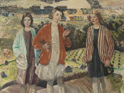 James Cowie 1886-1956, Summer is i-cumen in, 1925-26, oil on canvas, 74 x 62cm, Scottish National Gallery of Modern Art