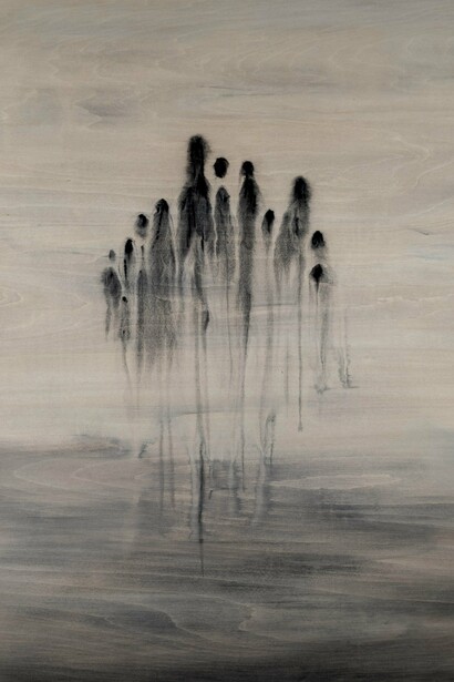 Brynn Gleason, Passing (detail). Courtesy of the artist and Jackson Junge Gallery