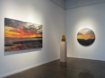 Saskia Fleishman, Contours, exhibition view. Courtesy of Galleri Urbane