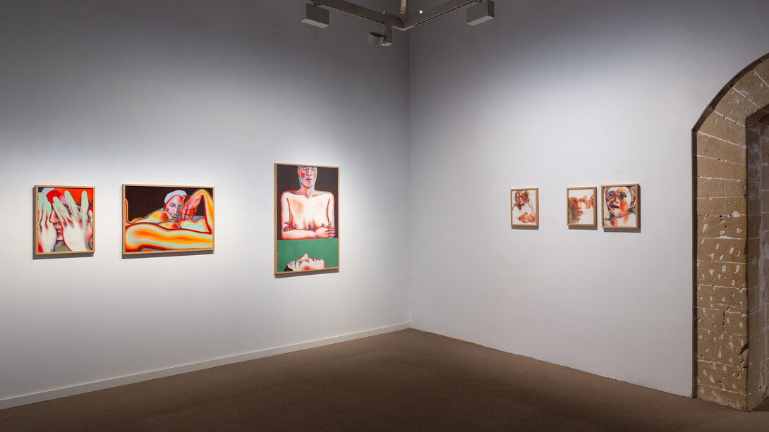 Pace Taylor, All I do the whole day through, vista de exhibición. Cortesía de la Galería Pelaires 