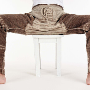 Who‘s wearing the pants? Piece in exhibition. Courtesy of Weltmuseum Wien