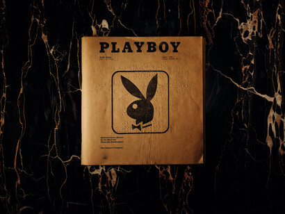 Taryn Simon, Playboy, Braille Edition, Playboy Enterprises, Inc. New York, New York, An American Index of the Hidden and Unfamiliar, 2007, Chromogenic color print / 94,6 x 113,7 cm framed, Courtesy of the artist © 2014 Taryn Simon