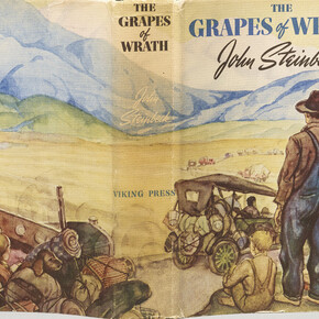 John Steinbeck (1902–1968), The Grapes of Wrath, New York: The Viking Press, 1939, Collection of the Estate of Carter Burden, The Morgan Library & Museum, Photography by Graham S. Haber, 2014