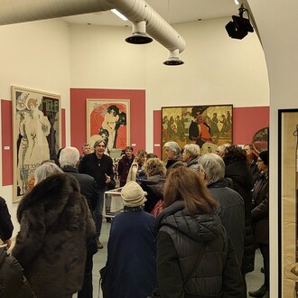 Modernismi. La Venezia Giulia fra liberty e art déco, veduta della mostra. Cortesia di IRCI – Istituto per la Cultura Istriano Fiumano Dalmata