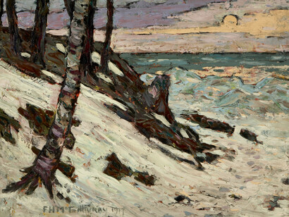 Florence H. McGillivray, Winter at Rosebank, Lake Ontario, 1917. Courtesy of AGH