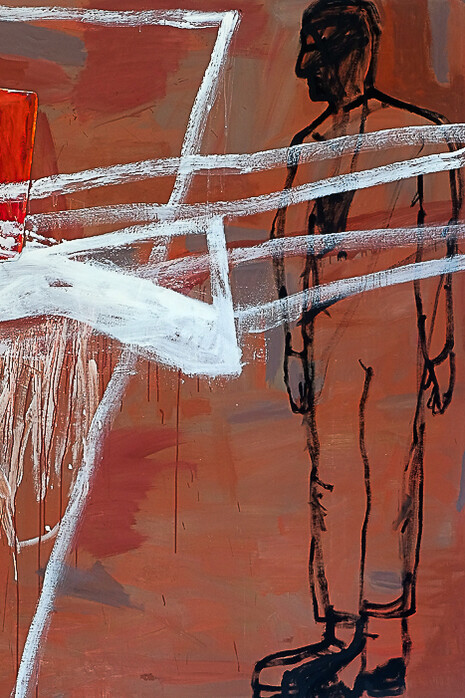 Marek Szczesny, Untitled, 2014, oil on canvas, 220 x 170 cm, Copyright the artist, Courtesy l’étrangère