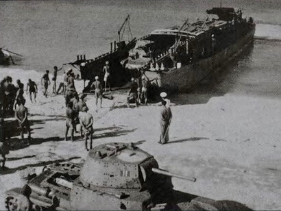 Esercitazioni di sbarco sul litorale di Livorno